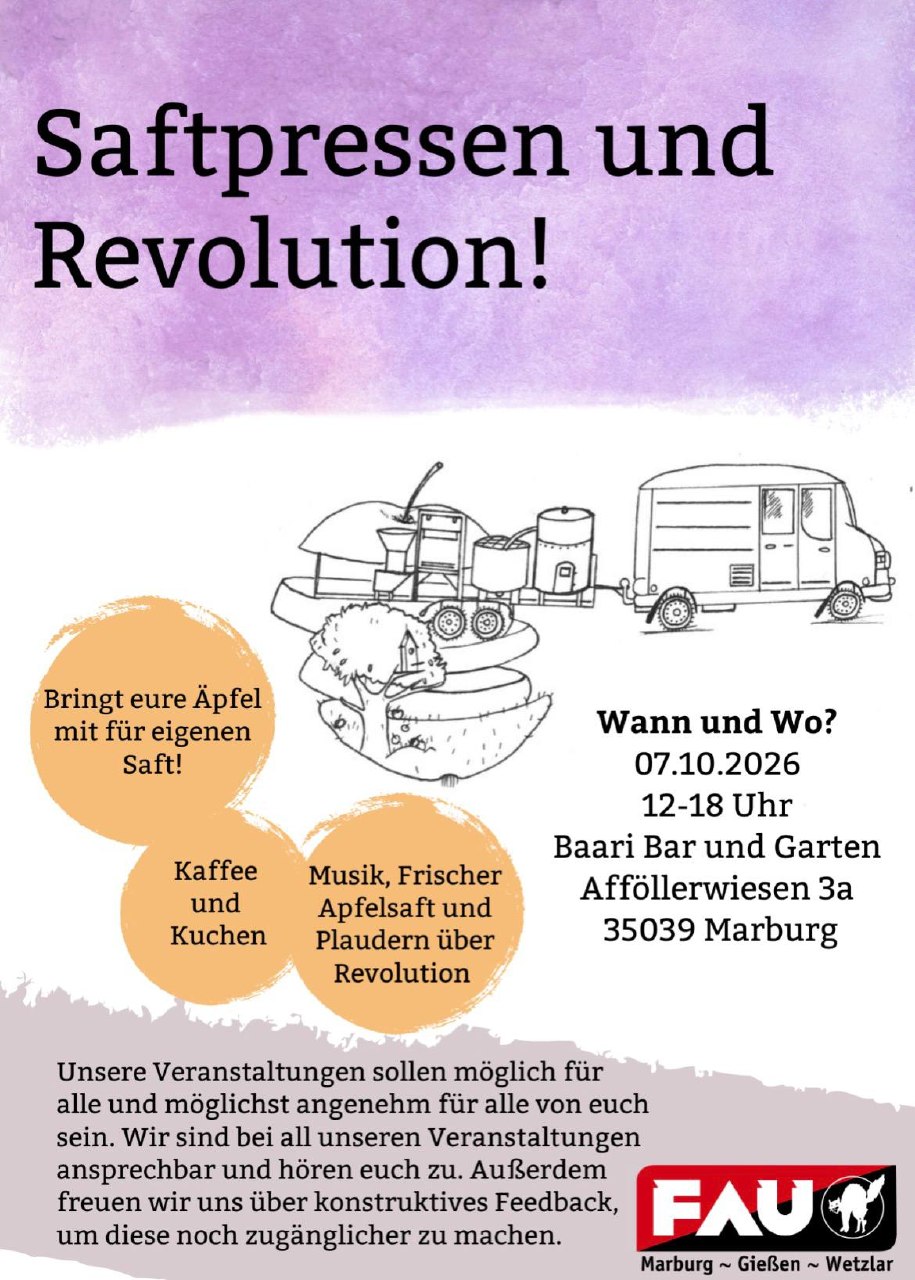 Saftpressen und Revolution