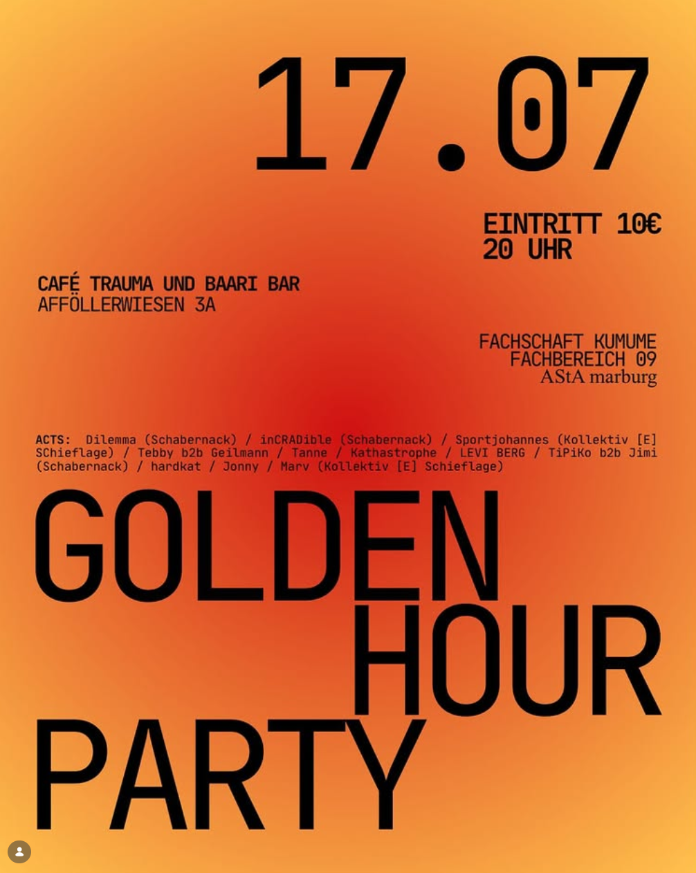 GOLDEN HOUR Party