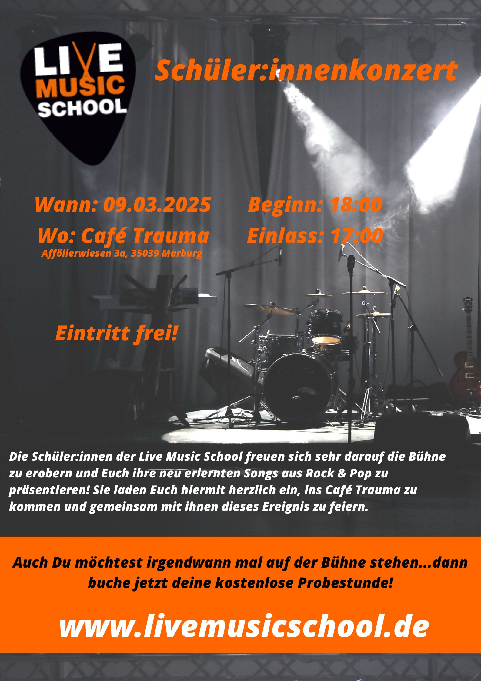 LIVE MUSIC SCHOOL // Schler*innen-Konzert