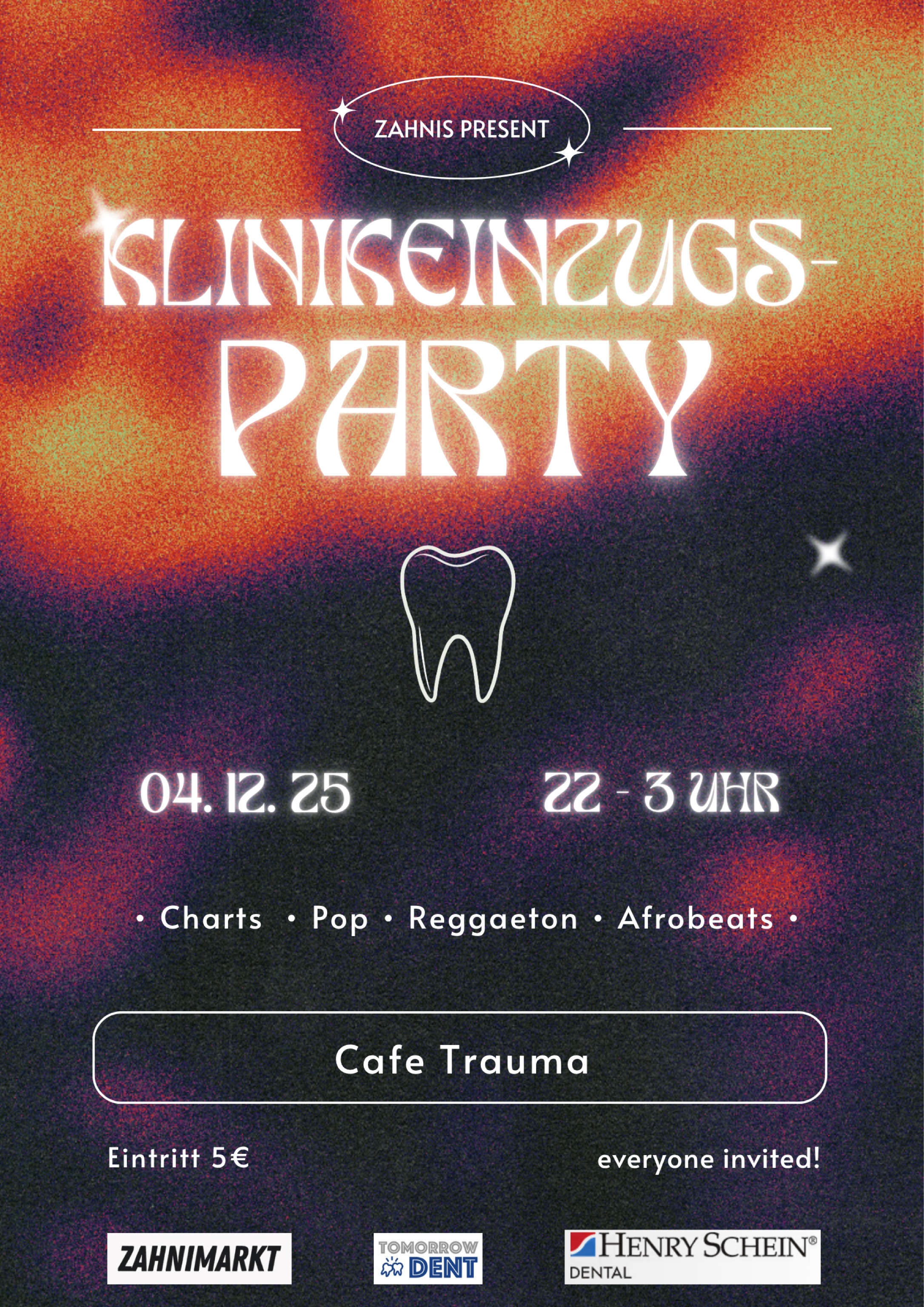 Klinikeinzugsparty Zahnmedizin Marburg