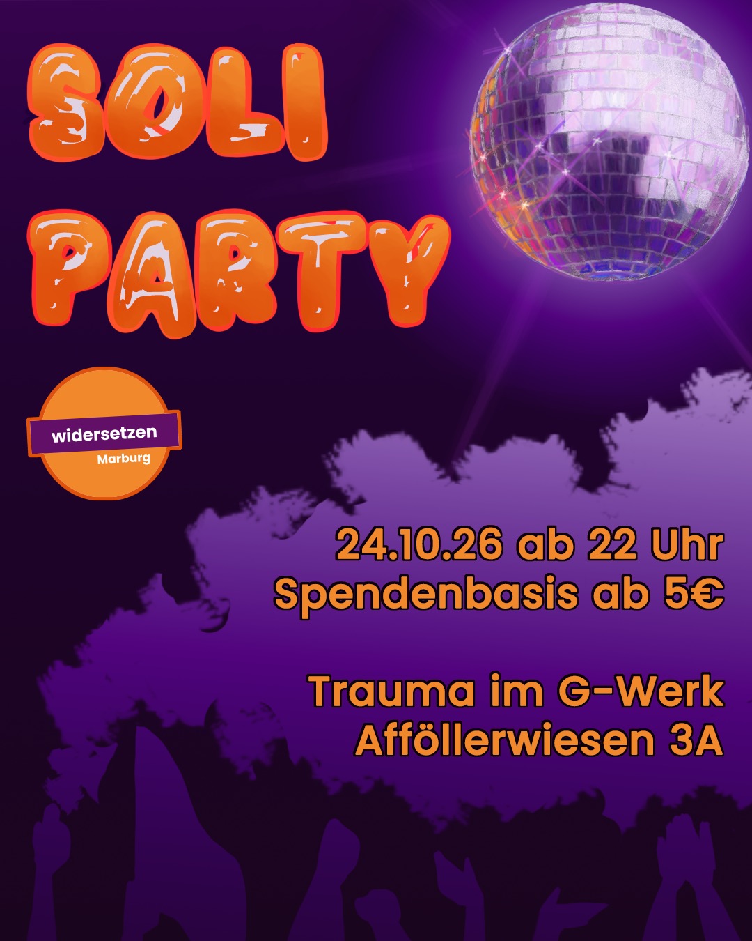 Soli-Party: Widersetzen