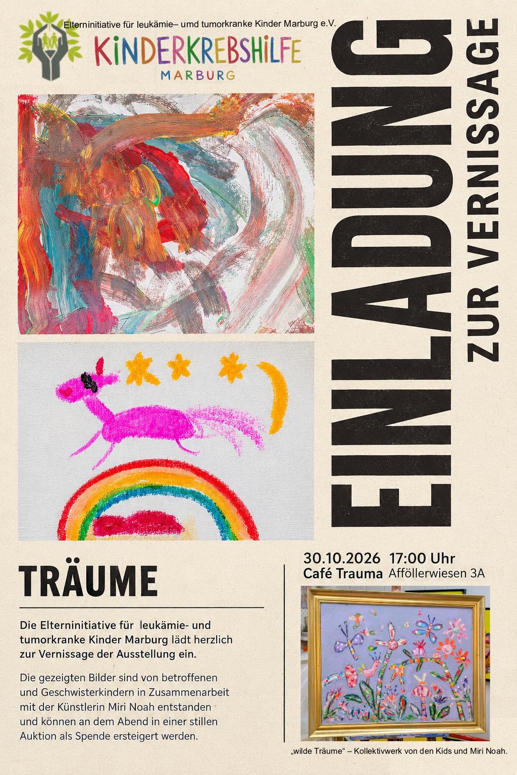 Vernissage | Kinderkrebshilfe Marburg