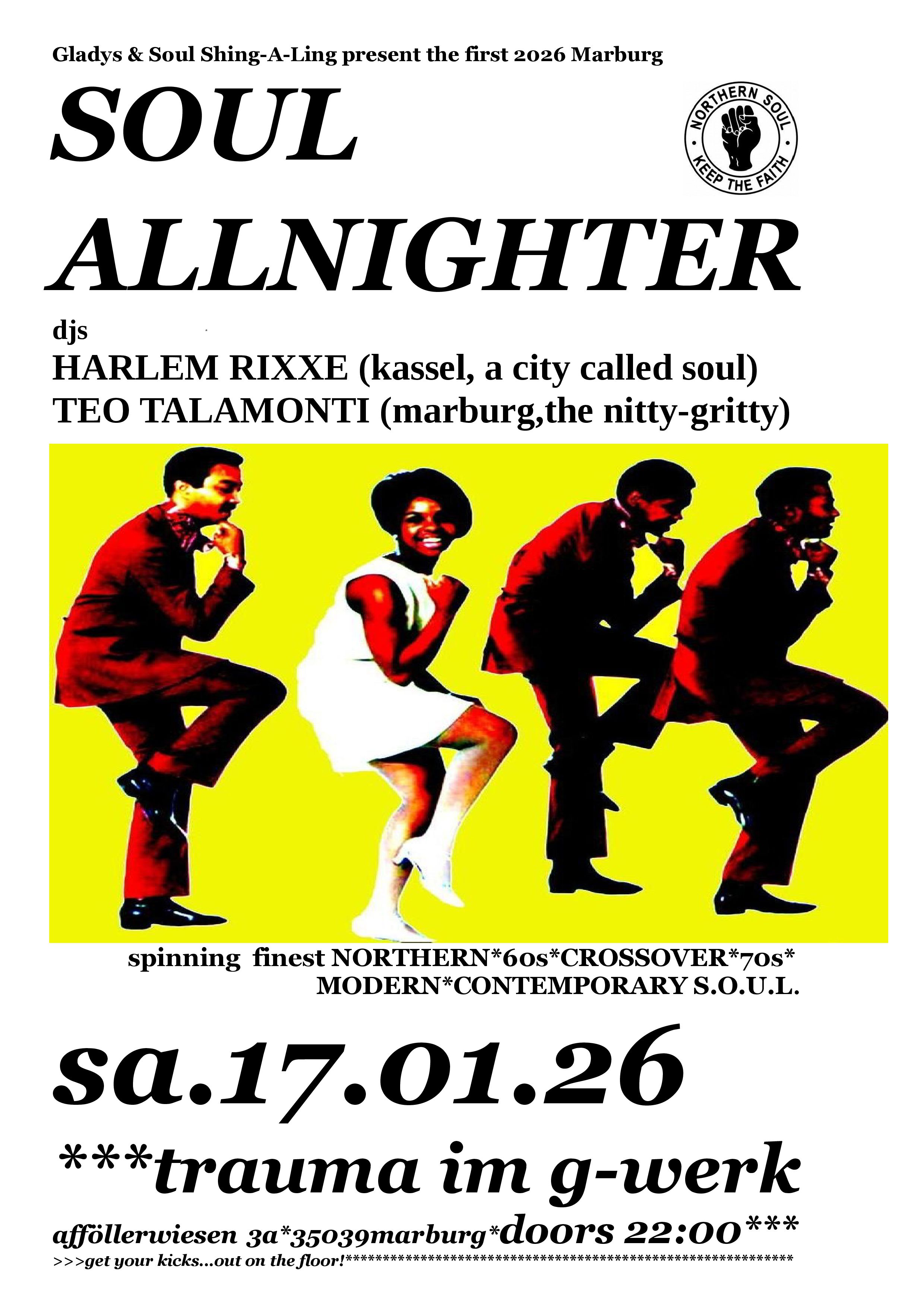 SOUL SHING-A-LING: the marburg soul allnighter