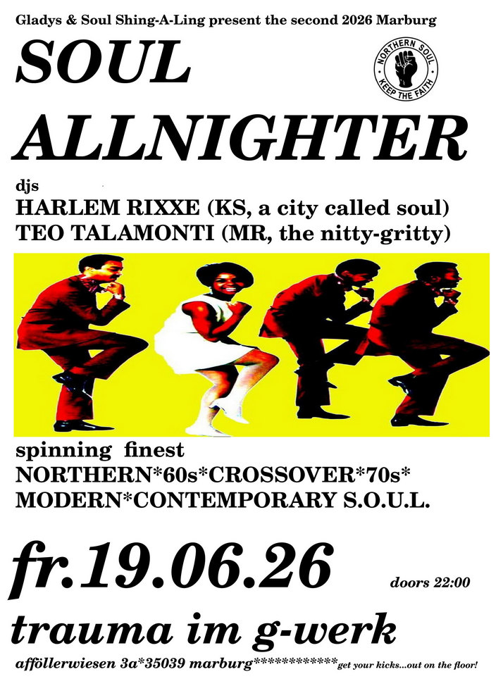 SOUL SHING-A-LING: the marburg soul allnighter