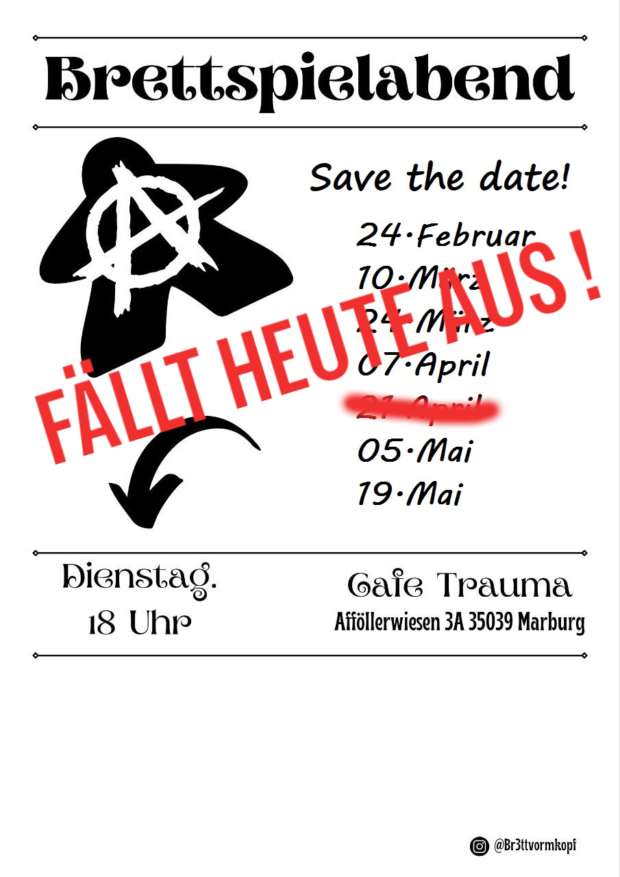 Spieleabend // Br3ttvormkopf
