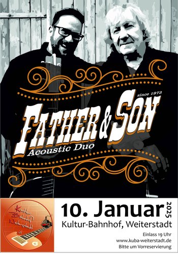 FATHER &amp; SON - Acoustic Duo - Rock-und Pop-Klassiker der 60er, 70er und 80er Jahre